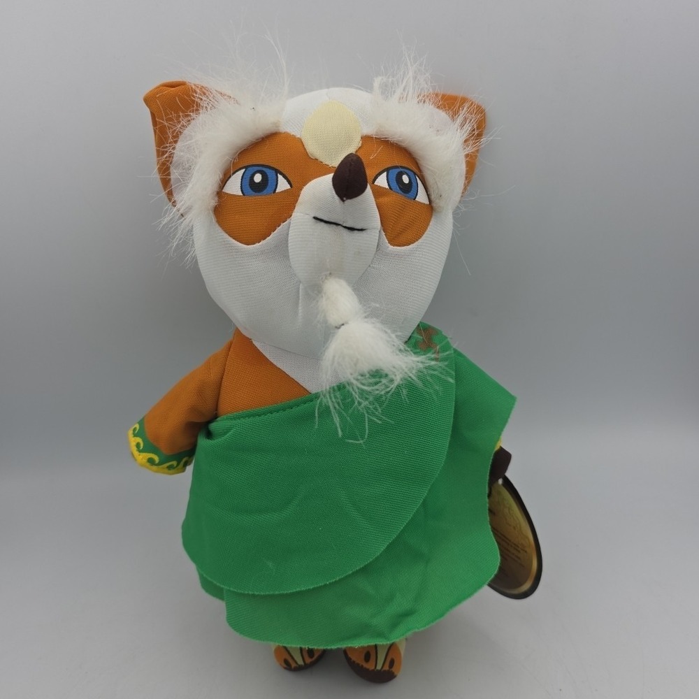 New KUNG FU PANDA 3 Master Shifu PLUSH 12" TOY FACTORY Raccoon RARE Doll Jung